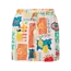 PIECES viscose short met print