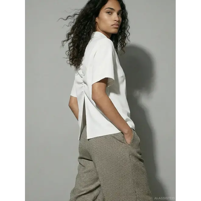 blouse met rugdetail