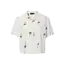 PIECES mousseline blouse met borduursels