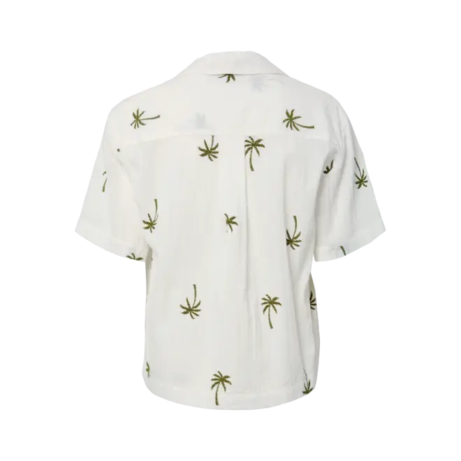 mousseline blouse met borduursels