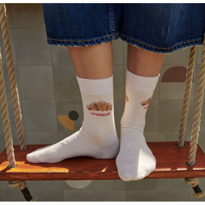 Sokken met croissantje