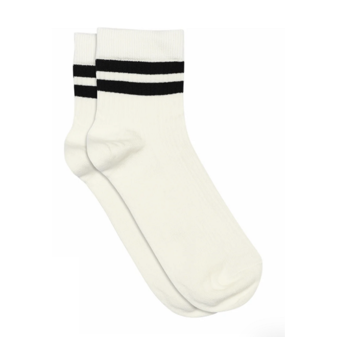 Sokken met streepjes