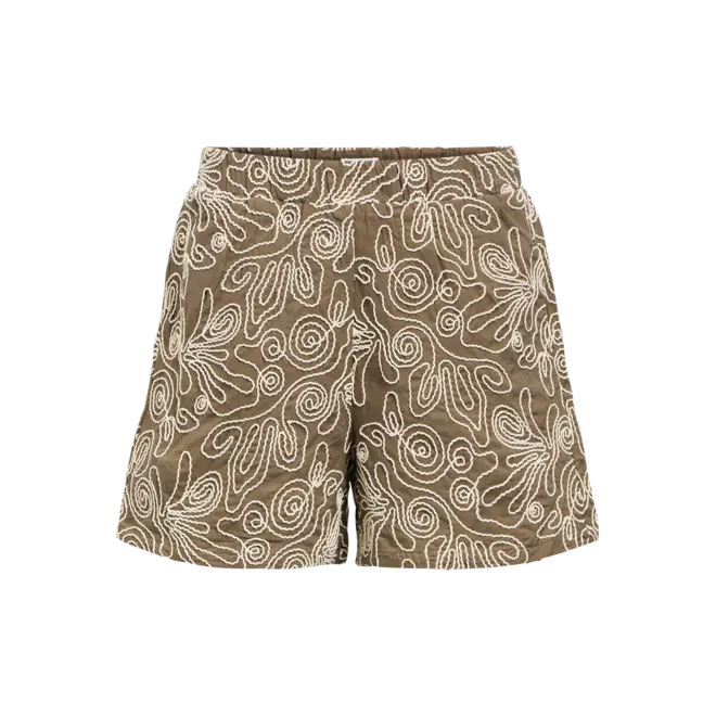 shorts met borduursels