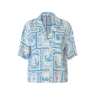 Object blouse met print