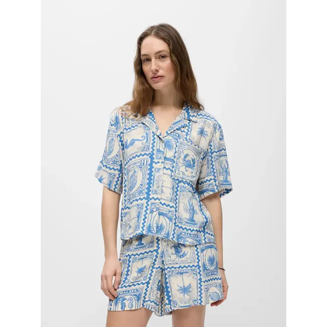 Object blouse met print
