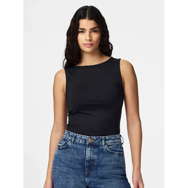 reversible tanktop zwart