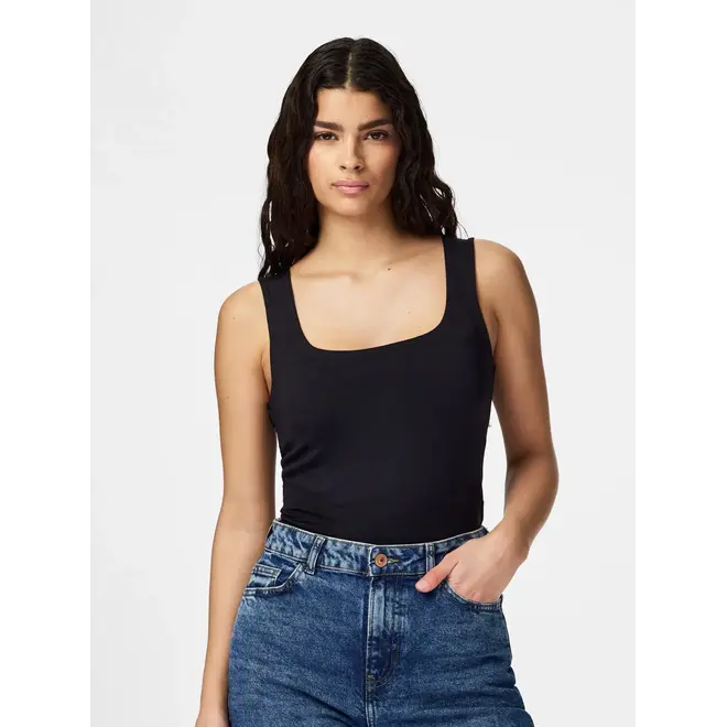 reversible tanktop zwart