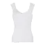 PIECES tanktop met kant wit