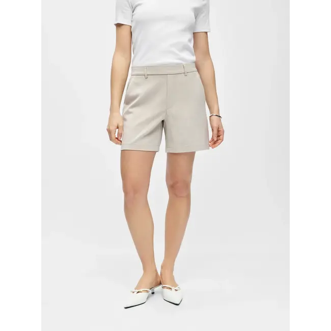 Object korte pantalon beige
