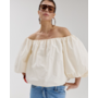 Off-shoulder blouse