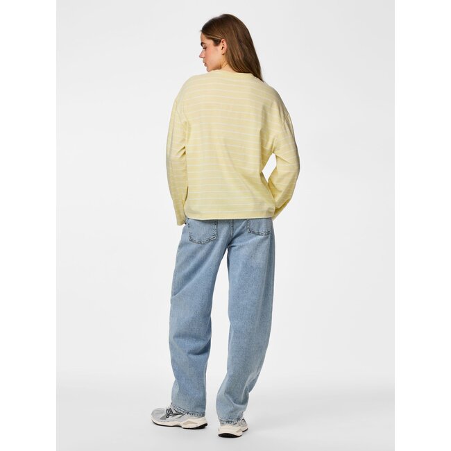 PIECES Gestreepte longsleeve