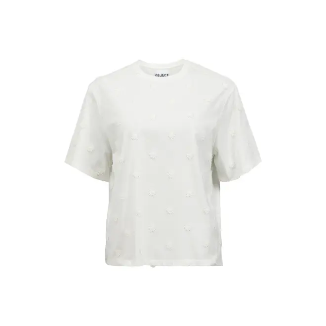 Shirt met borduursels