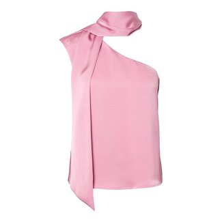 YAS One shoulder top met sjaal