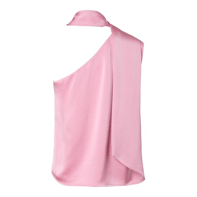 YAS One shouldertop met sjaal