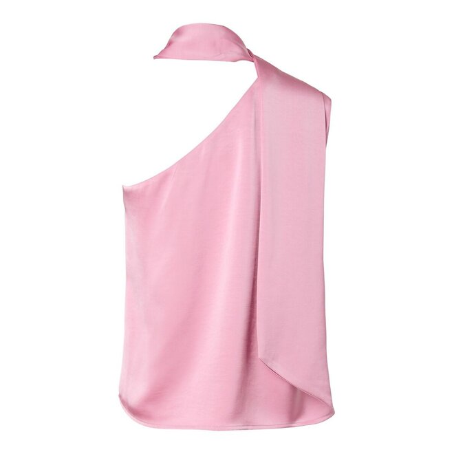 One shouldertop met sjaal