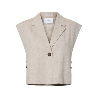 YAS Linnen gilet
