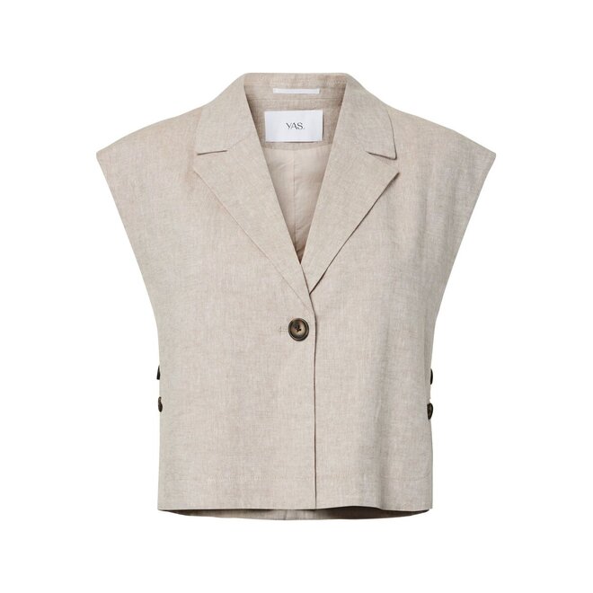 Linnen gilet