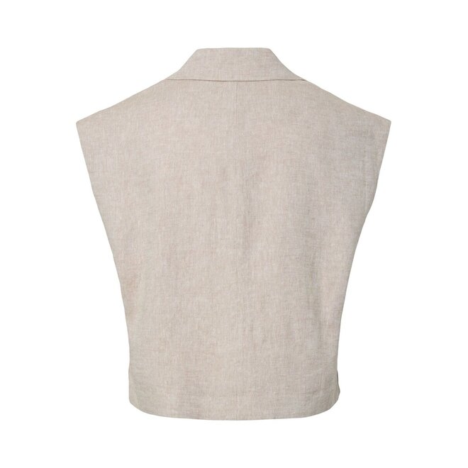 Linnen gilet