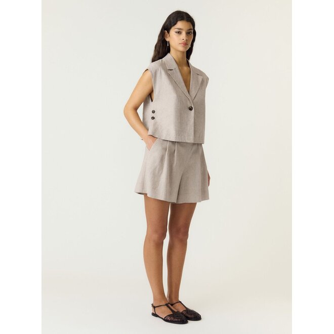 Linnen gilet