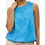 Object Geborduurde mouwloze top