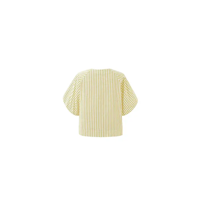 Blouse met veterdetail