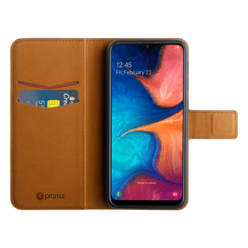 Promiz Wallet Case - Black, Samsung Galaxy A20e