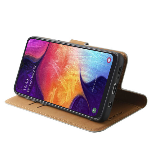 Promiz Wallet Case - Brown, Samsung Galaxy A30s / A50