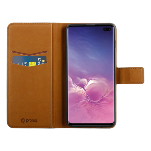 Promiz Wallet Case - Grey, Samsung Galaxy S10 Plus