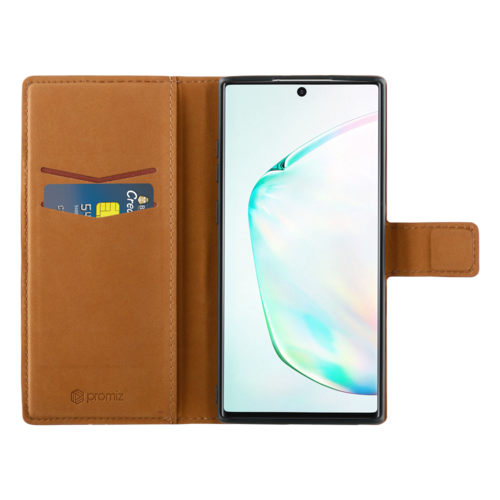 Promiz Wallet Case - Brown, Samsung Galaxy Note 10+