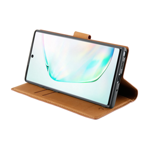 Promiz Wallet Case - Brown, Samsung Galaxy Note 10+