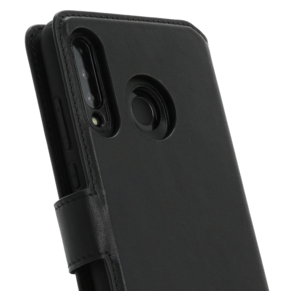 Minim Minim 2 in 1 Wallet Case - Black, Huawei P30 Lite