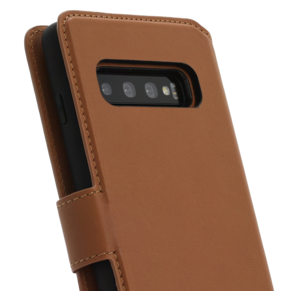 Minim Minim 2 in 1 Wallet Case - Light Brown, Samsung Galaxy S10