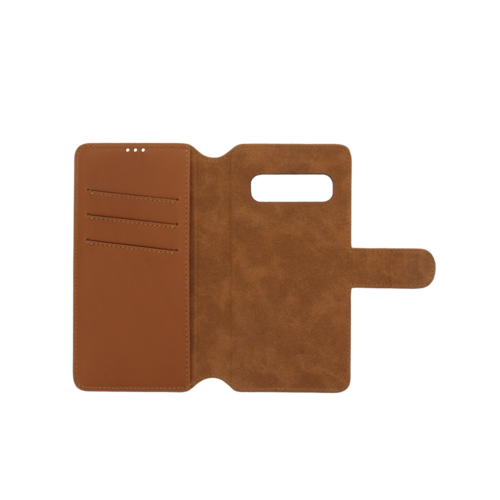 Minim Minim 2 in 1 Wallet Case - Light Brown, Samsung Galaxy S10