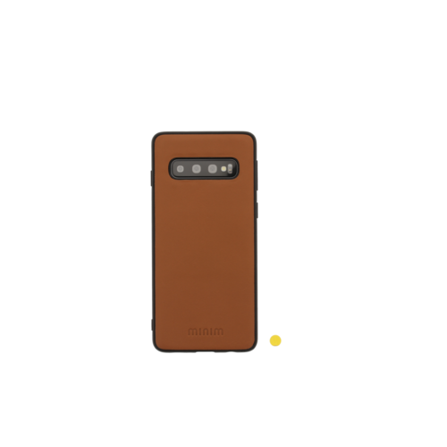 Minim Minim 2 in 1 Wallet Case - Light Brown, Samsung Galaxy S10