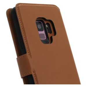 Minim Minim 2 in 1 Wallet Case - Light Brown, Samsung Galaxy S9