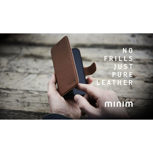 Minim Minim 2 in 1 Wallet Case - Light Brown, Samsung Galaxy S9