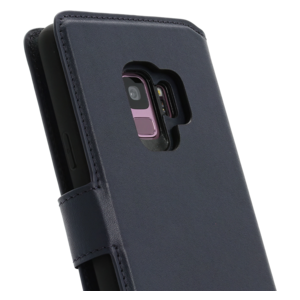 Minim Minim 2 in 1 Wallet Case - Dark Blue, Samsung Galaxy S9