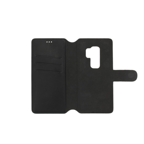 Minim Minim 2 in 1 Wallet Case - Black, Samsung Galaxy S9+