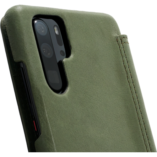 Minim Minim Book Case - Olive Green, Huawei P30 Pro