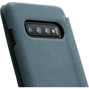 Minim Minim Book Case - Light Blue, Samsung Galaxy S10