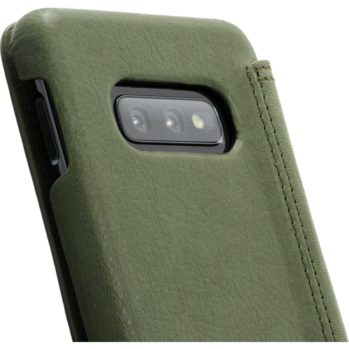 Minim Minim Book Case - Olive Green, Samsung Galaxy S10e