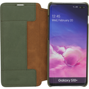 Minim Minim Book Case - Olive Green, Samsung Galaxy S10+