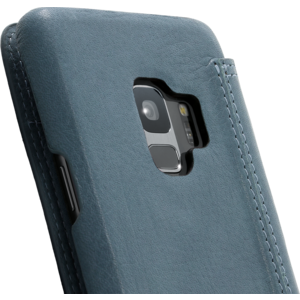 Minim Minim Book Case - Light Blue, Samsung Galaxy S9