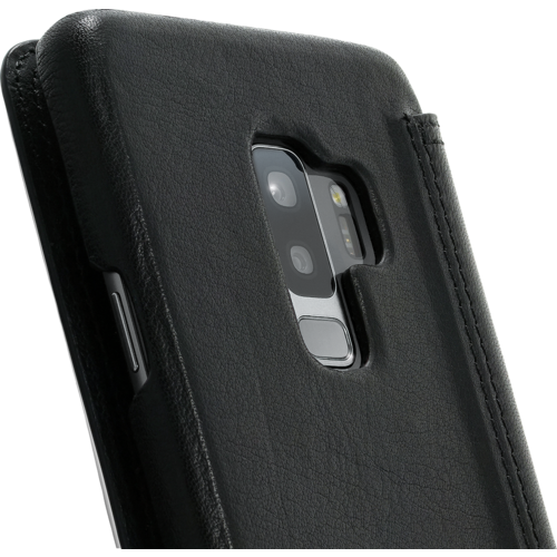 Minim Minim Book Case - Black, Samsung Galaxy S9+
