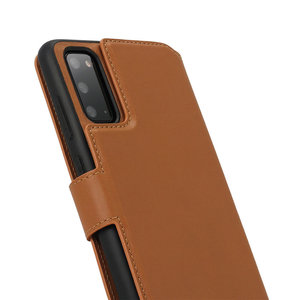 Minim Minim 2 in 1 Wallet Case - Light Brown, Samsung Galaxy S20