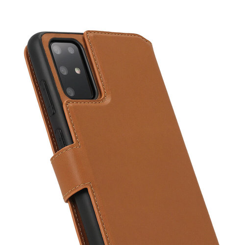 Minim Minim 2 in 1 Wallet Case - Light Brown, Samsung Galaxy S20+