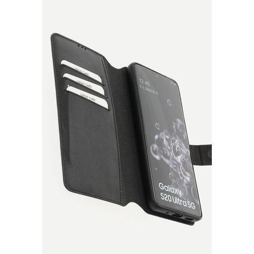 Minim Minim 2 in 1 Wallet Case - Black, Samsung Galaxy S20 Ultra