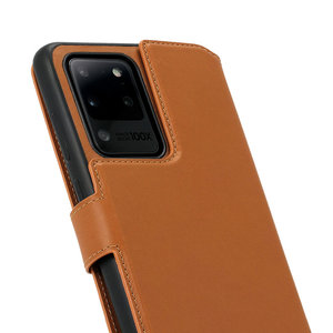 Minim Minim 2 in 1 Wallet Case - Light Brown, Samsung Galaxy S20 Ultra