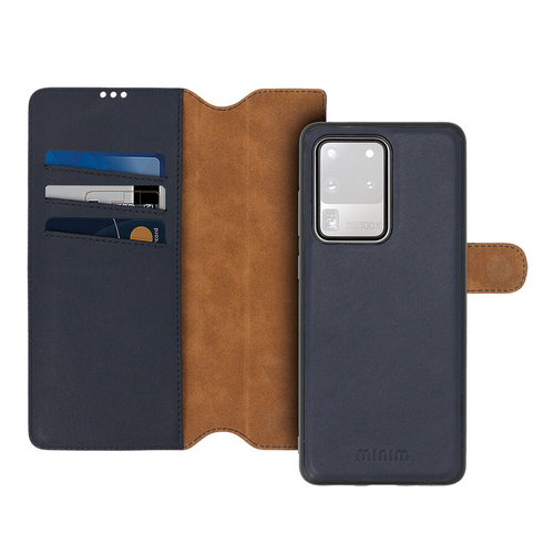 Minim Minim 2 in 1 Wallet Case - Dark Blue, Samsung Galaxy S20 Ultra