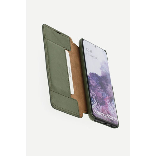 Minim Minim Book Case - Olive Green, Samsung Galaxy S20